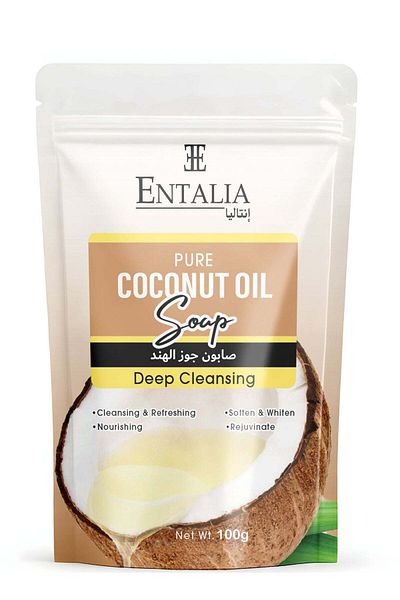 ENTALIA Thai Coconut Soap with Fragrant Aroma, 100g