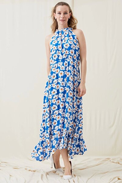 TakıDolabı Φόρεμα με σχέδιο με ελαστική μέση