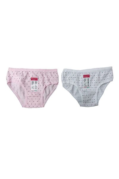 Pardon Girl's Printed Elastane Panties/Slip 6 Pieces