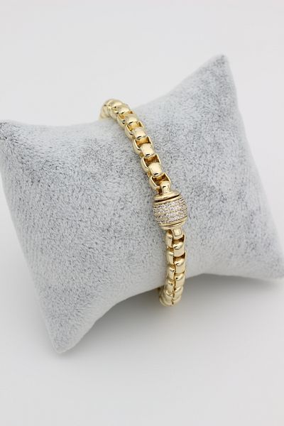 XUPING JEWELRY Style Pearl/Xuping Jewelry Ortasi Round Zircon Stone Bracelet
