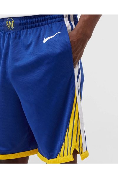 Nike Golden State Warriors Swingman Road Nba Shorts-Av4972-495