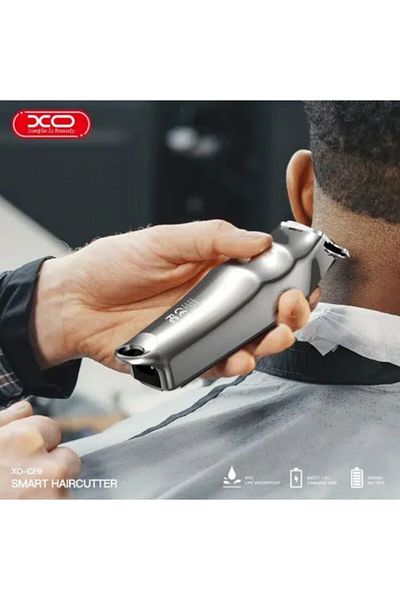REDz Accessories Hair Clipper, XO-CF9 Smart Haircutter, Beard Trimmer, 100 Minutes Battery Life, Silver