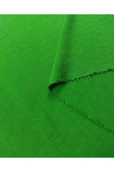 Kumaş Parça Green Crepe Vibrant - Πλάτος 140cm x Μήκος 280cm
