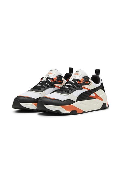Puma Unisex Αθλητικά Παπούτσια - Trinity 389289-36 Λευκό-Μαύρο-Τάρι Φλικερά