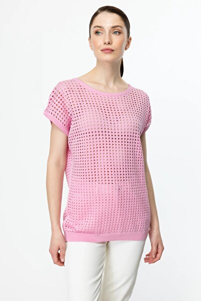 ON TRİKO Mesh Low Sleeve Blouse 59301-25