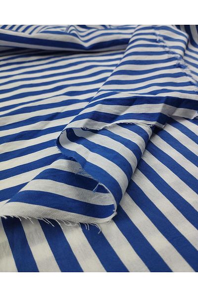 Kumaş Parça 140 cm Μπλε Λευκό Χρώμα Βαμβακερό Συνθετικό Μικτό Ύφανση