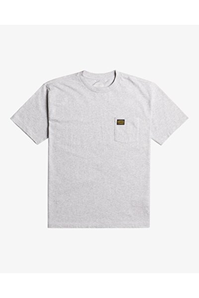 RVCA EVYZT00127-AHR Ανδρικό Αθλητικό Μπλουζάκι Americana με Τσέπη και Κοντά Μ...