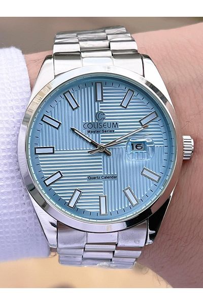 Coliseum Steel Cord Calendar Dial Boxed Series Men's Wristwatch Ft.Rl.8742.S4