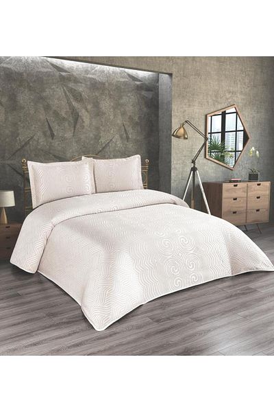 Stylish Home BED BLANKET 240 x 260 WITH 2 PILLOWCASE 50 x 70 NIDA