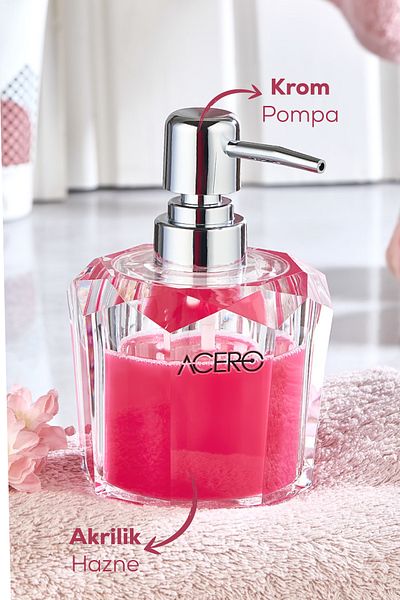 Vienev Acrylic Liquid Soap Dispenser 200 ml Transparent 1994