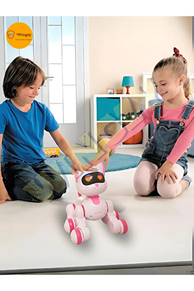 Art Tone VARDEM OYUNCAK KUMANDALI İNTERAKTİF ROBOT KEDİ HAPPY KİTTEN HAREKETLİ IŞIKLI ŞARJLI 3+