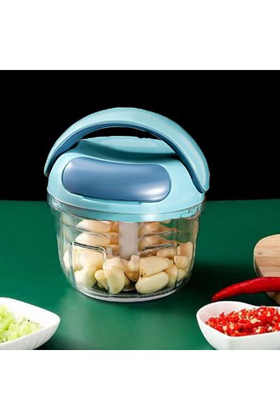 Muchmy Manual Mini Hand Chopper Garlic Onion Slicer Dried Chili Spice Grinder Food Mincer