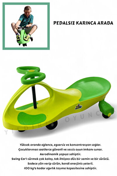 YILDIRIM OYUNCAK Karınca Car Kay Kay Plazma Car Kolay Kullanım Swing Car Karınca Kaykay