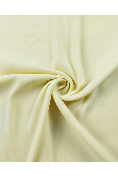 Kumaş Parça Κρέμα με Crepe Draped Ecru Πλάτος: 140 cm