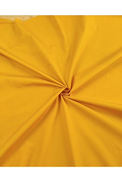 Kumaş Parça Жовтий колір 150 см Тканина подібна до попліну, схожа на гірчицю