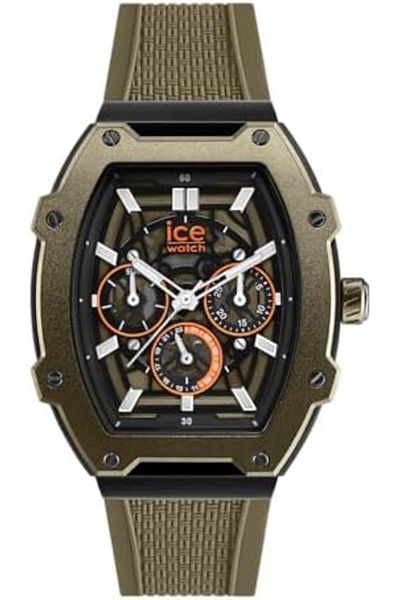 Ice Watch ICE Boliday Skel Steel Men's Watch with Silicone Strap (Medium)