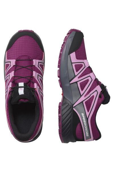 Salomon L47574300 Speedcross Cswp J Children's Outdoor Shoes Gray