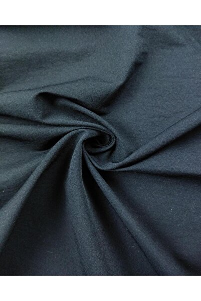 Kumaş Parça نسيج مرن يشبه الكريب، ناعم، لون أسود، العرض: 150 سم