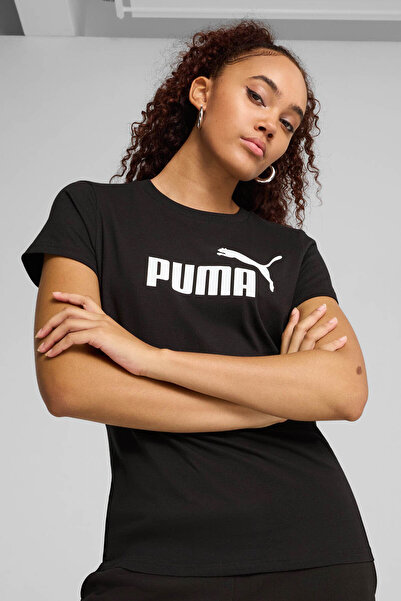 Puma Tricou Ess No. 1 Logo Tee Siyah Kadın 682370-01