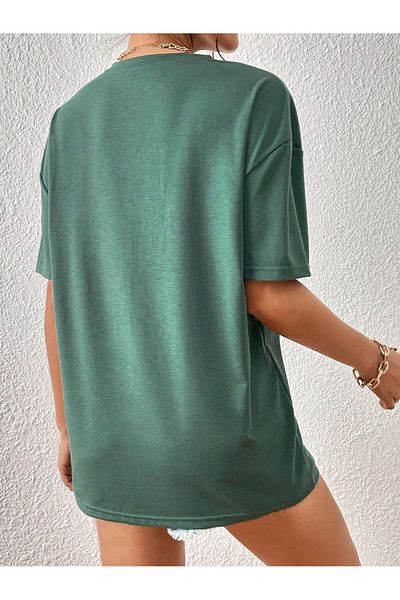 uyguntarz Unisex Αγαπημένο T-shirt με σχέδιο Καρδιά με Πόδια Γάτας