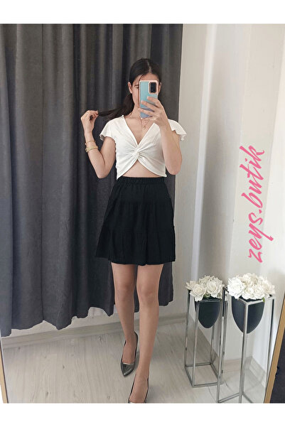zeysbutik1 İçi Şortlu Etek
