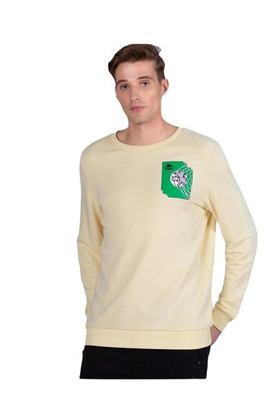 Kappa Pánská mikina 371ı77w057-k Authentic Graphik Vanes Tk