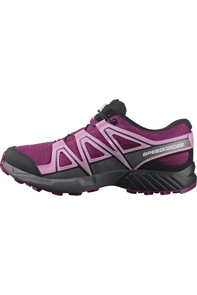 Salomon L47574300 Speedcross Cswp J Children's Outdoor Shoes Gray