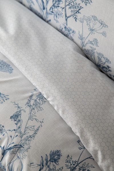 Apricitas HOME ΣΕΤ ΠΑΠΛΩΜΑ ΔΙΠΛΟ ΜΑΚΡΥΜΠΟΥΛΟ HEATHER BLUE - ΠΑΠΛΩΜΑ