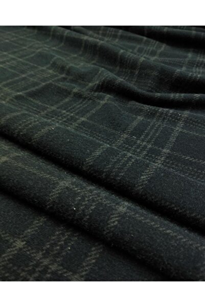 Kumaş Parça Jakarlı Örme Yumuşak Hafif Havlı Ekoseli Süyah Füme Antrasit Renklerde En: 140 cm