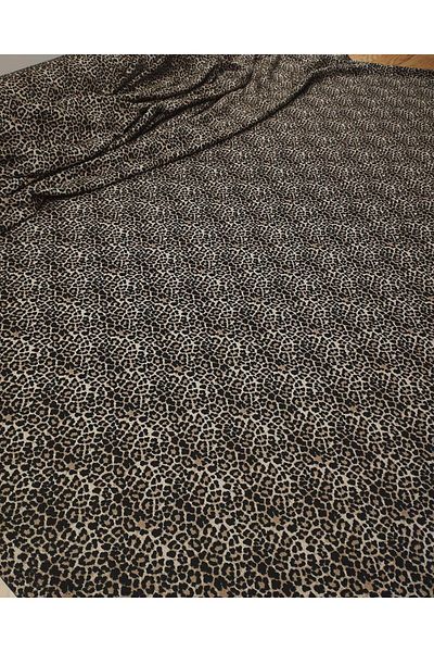Kumaş Parça Irmak Πλεκτό Ζέρσεϊ Leopard Pattern Πλάτος: 160 cm