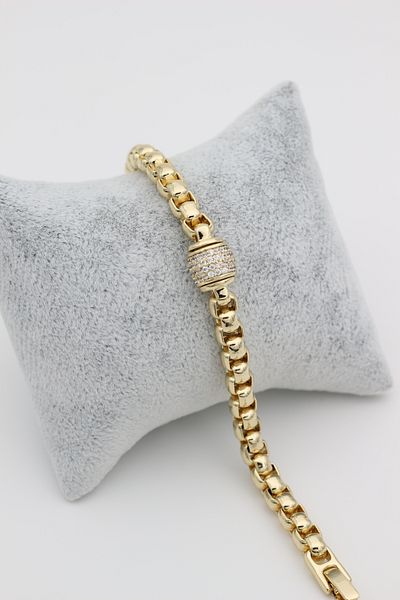 XUPING JEWELRY Style Pearl/Xuping Jewelry Ortasi Round Zircon Stone Bracelet