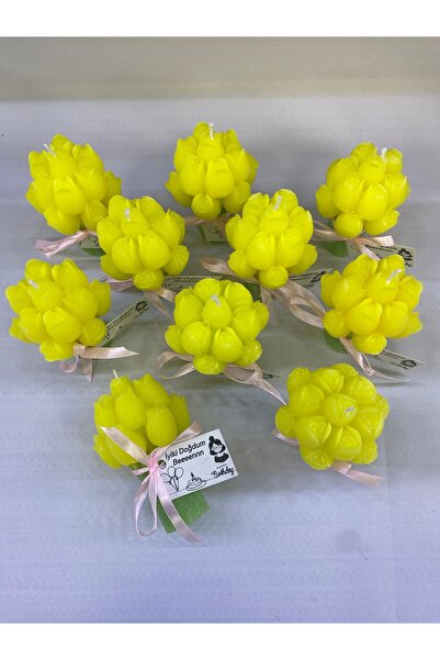 periisii “El Yapımı Çiçek Şekilli Dekoratif Mum – Doğum Günü Hediyesi, Kokulu...