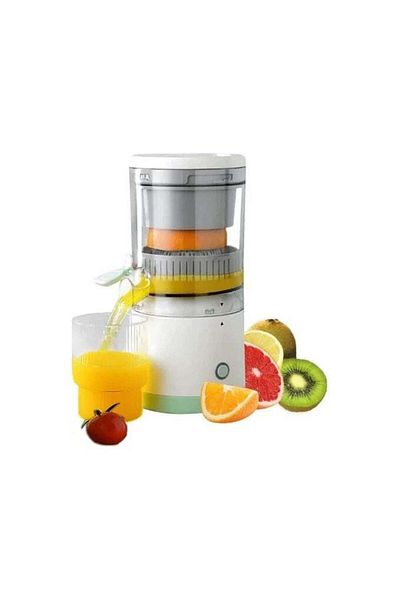 Denx Electric Citrus Juicer – Hands-Free, Portable, USB Rechargeable, Powerful Cordless Fruit Juicer |