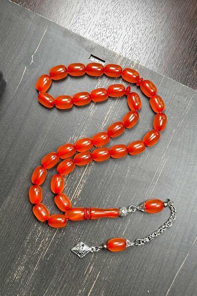 TESBİHKENTİ Dimensiune medie, frumos marcat, zar colorat pulbere de chihlimbar, tasbih