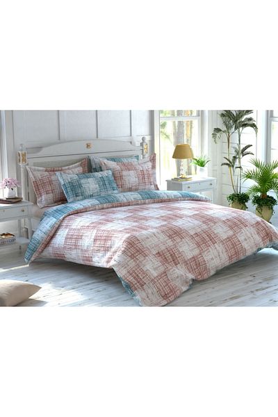 Sinada Single Duvet Cover Set 100% Cotton 62 Wire Fabric (3-27811)