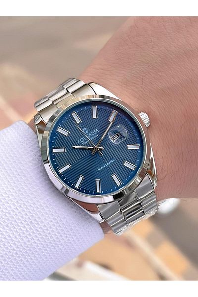 Coliseum Steel Cord Calendar Dial Boxed Series Men's Wristwatch Ft.Rl.8742.S5