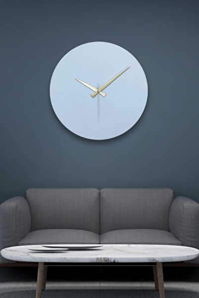 MOOCLOCK Round Model Metal Sıvama Akar Sessiz Mekanizmalı Duvar Saati  (40*40...