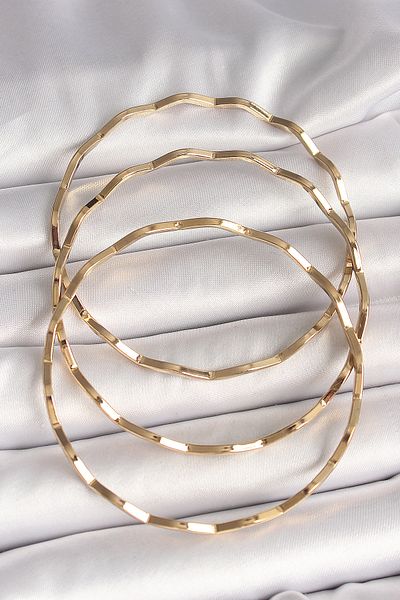 Skygo 316L Steel Gold Color Ajda Model Women's Bracelet - Tj-Bb6877