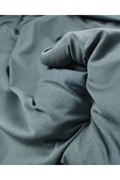 Kumaş Parça العرض من القطن الممشط باللون الرمادي والأزرق: 150