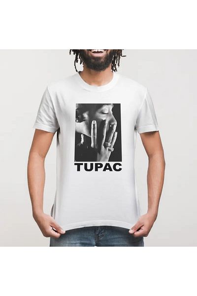 Built By Crazy Μπλουζάκι Unisex Προφίλ Tupac