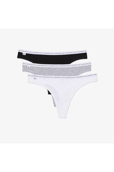 Lacoste Women's 3-Piece Underwear 8f1341-00-nua