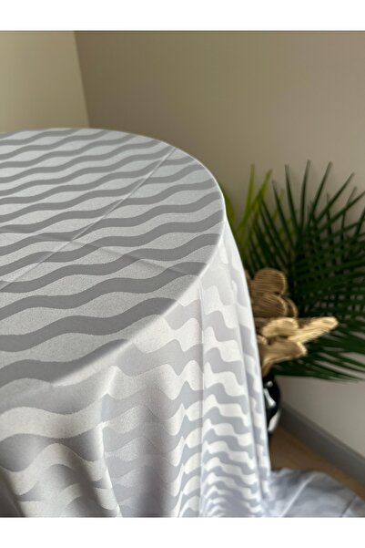 VaVscarfs Su Yolu Pamuk Jakar Şal Gri