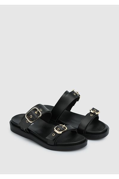 Provoq Black Women's Slippers