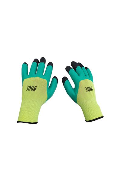 BSP Guard Set 12 Work Gloves - Turquoise with Black and Neon Yellow - BSP Guard