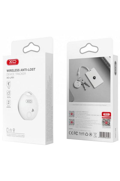 REDz Accessories Wireless Locator Device, XO-LP01 SmartTag, 240mAh Battery, Anti-Lost, White