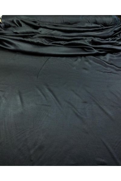 Kumaş Parça Σατέν βισκόζη σε μαύρο χρώμα (Πλάτος 150 cm x Μήκος 100 cm)
