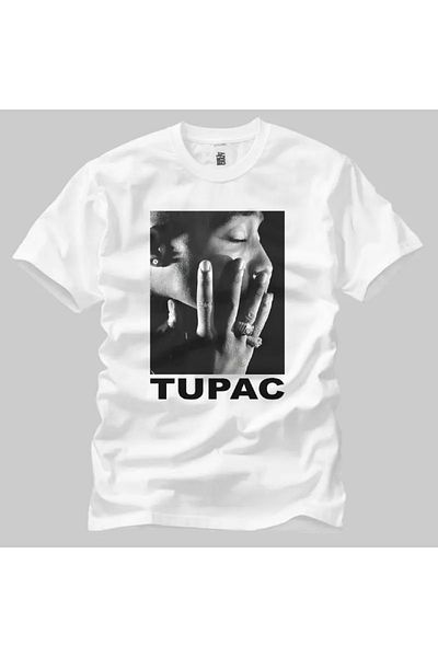 Built By Crazy Μπλουζάκι Unisex Προφίλ Tupac