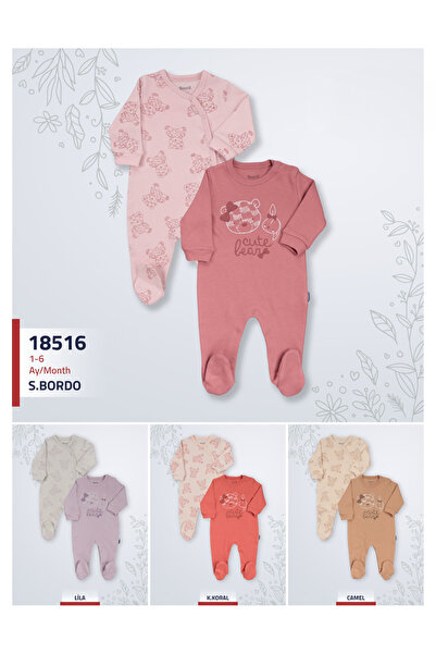 Miniworld Baskılı Çıtçıtlı Ikili Tulum Set (0-3) -(3-6 )ay