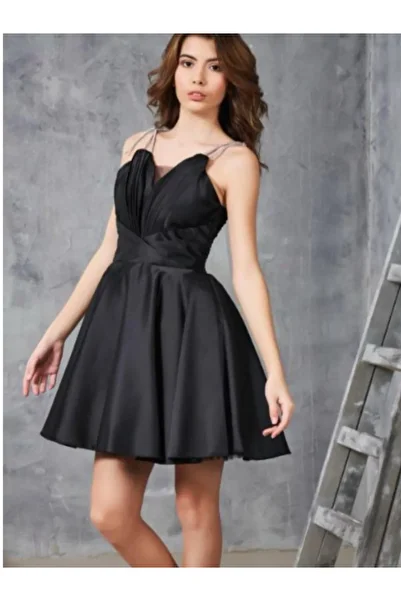 minilove Girl's Evening Dress 11/15 Years Old Black