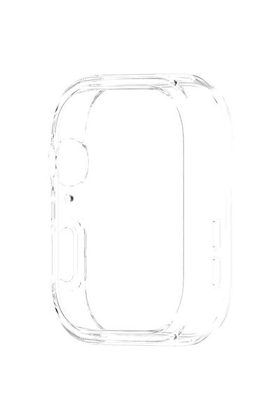 REDz Accessories Full Body Case, Compatible with Huawei Watch Fit 3, Screen Protector, Silicone, Transparent